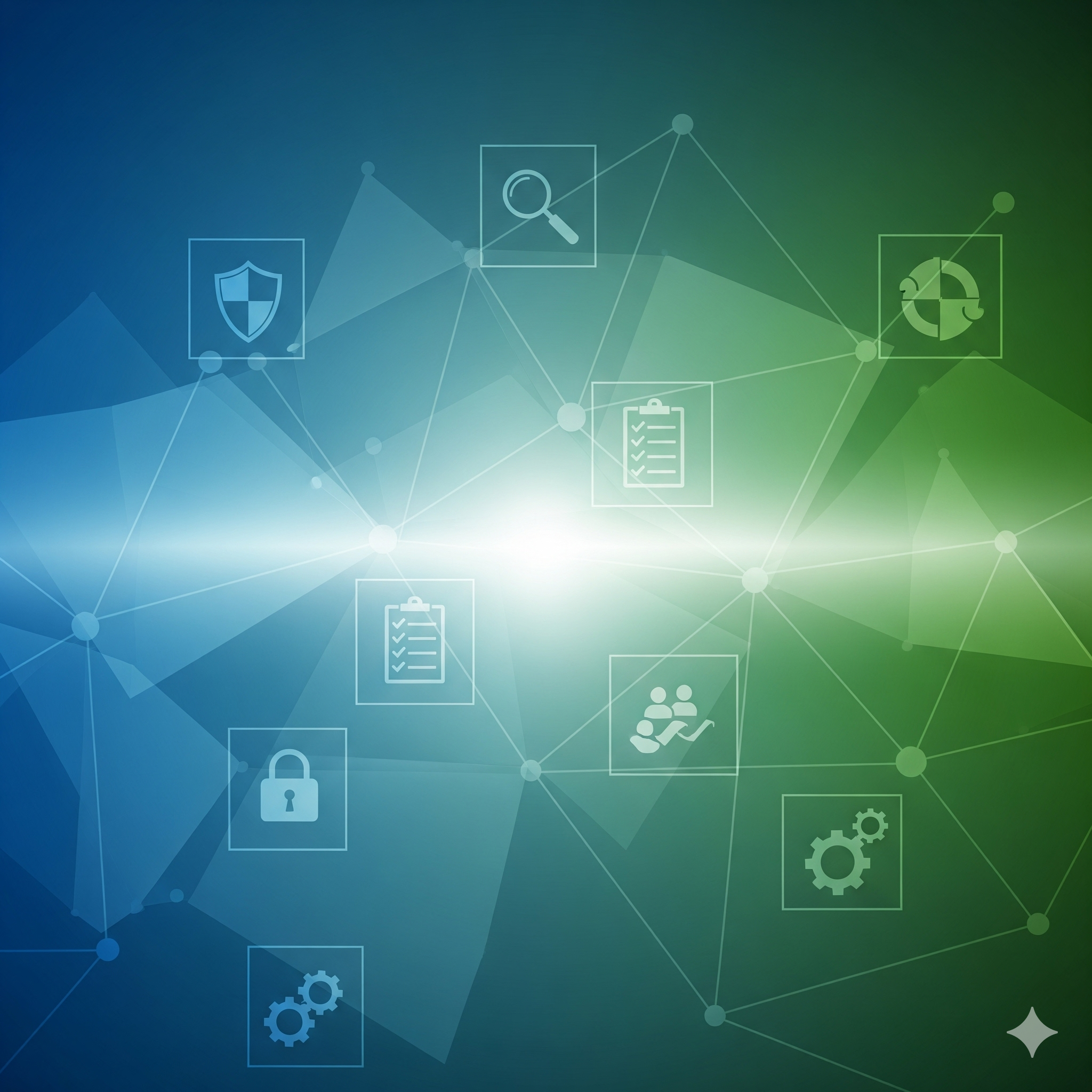 Infographic: 4-step risk process and global supplier network